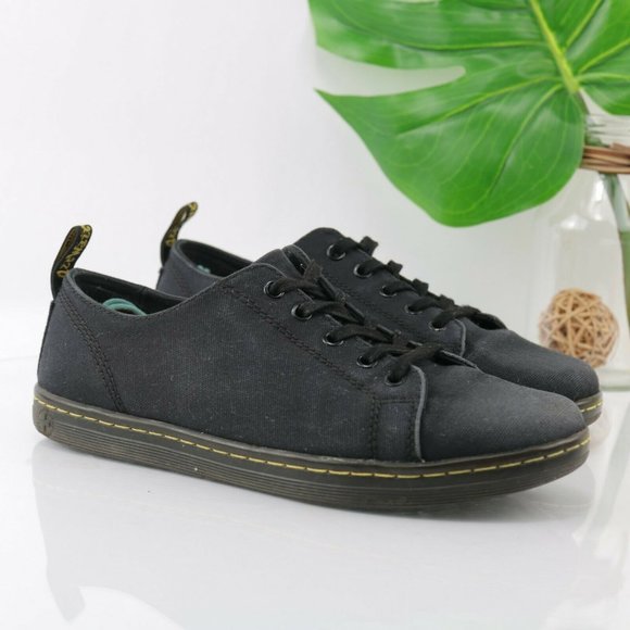 Dr. Martens | Shoes | Dr Martens Walker Sneaker Men Size 9 Black Canvas Low  Top Casual Shoe Comfy Sole | Poshmark